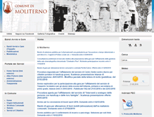 Tablet Screenshot of comune.moliterno.pz.it